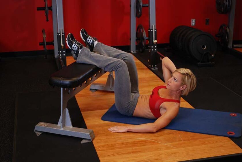 exercises with a simulator