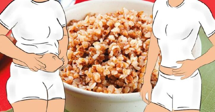 Slimming on buckwheat croup